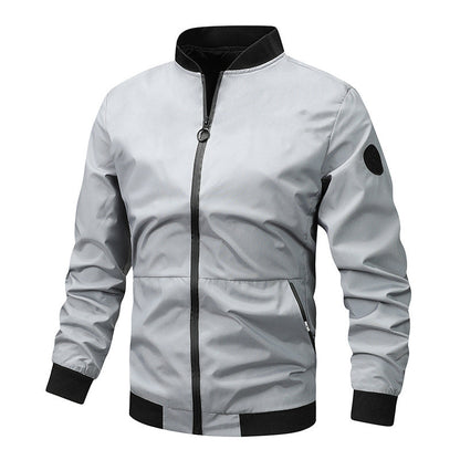 ✨ Timeless Quality | Men's Relaxed-Fit Classic Bomber Jacket