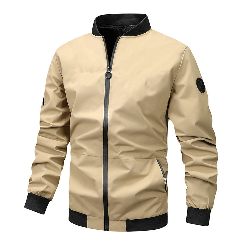 ✨ Timeless Quality | Men's Relaxed-Fit Classic Bomber Jacket