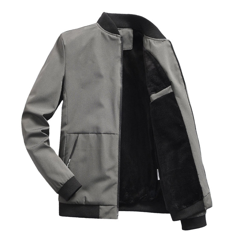 ✨ Timeless Quality | Men's Relaxed-Fit Classic Bomber Jacket
