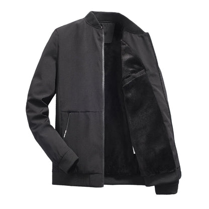 ✨ Timeless Quality | Men's Relaxed-Fit Classic Bomber Jacket