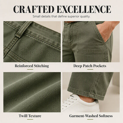 ✨ Practical Comfort | Women's Straight-Leg Cargo Pants with Deep Patch Pockets