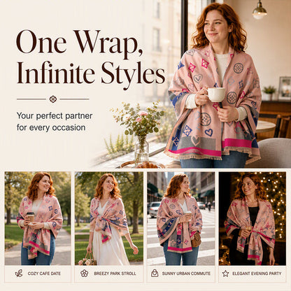 ❄️ Cozy Winter Comfort | Women's Warm Shawl Wrap