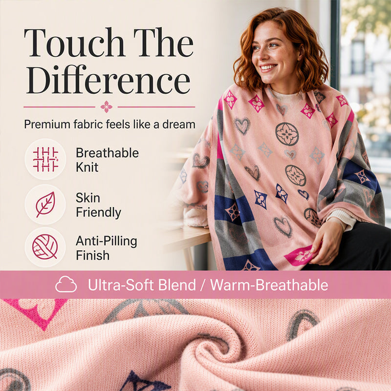 ❄️ Cozy Winter Comfort | Women's Warm Shawl Wrap