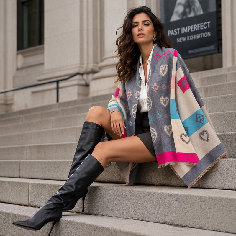 ❄️ Cozy Winter Comfort | Women's Warm Shawl Wrap