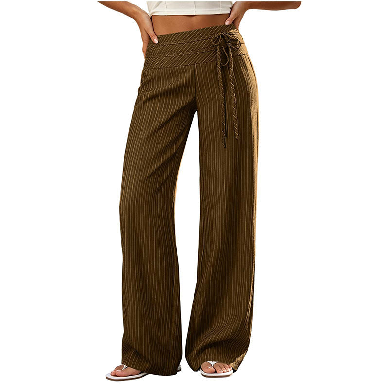 ⌛Limited-Time Offer-Women's Casual Striped Wide-Leg Pants