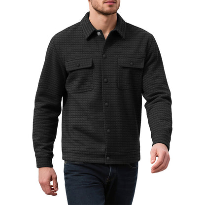 ⌛Limited-Time Offer-Men's Casual Waffle Textured Jacket