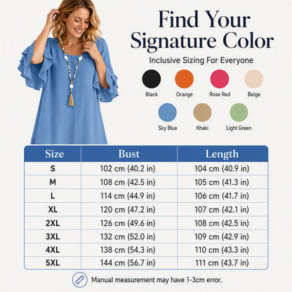 ⌛Limited-Time Offer-Women's Summer Loose Ruffle Sleeve Dress
