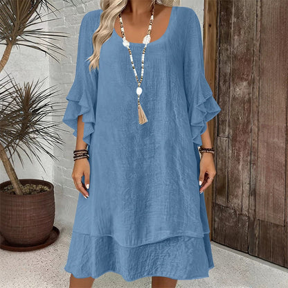 ⌛Limited-Time Offer-Women's Summer Loose Ruffle Sleeve Dress