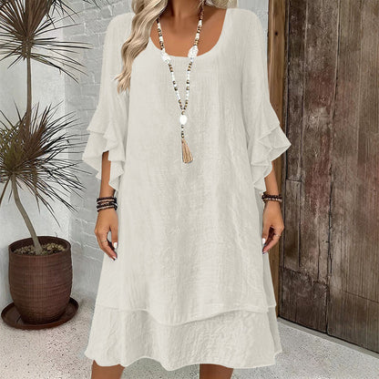 ⌛Limited-Time Offer-Women's Summer Loose Ruffle Sleeve Dress