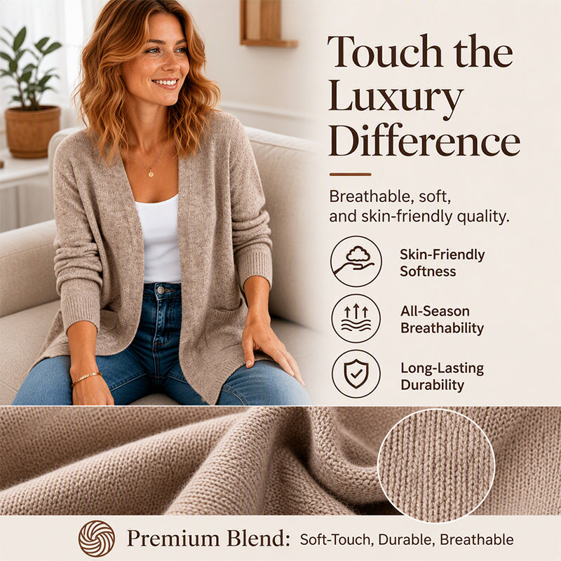 ⌛Limited-Time Offer-Women's Casual Open Front Knit Cardigan