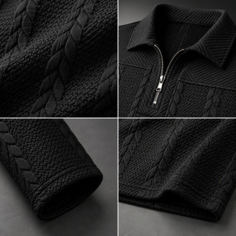 ✨New Arrivals & Special Offers-Men's Long Sleeve Half-Zip T-Shirt