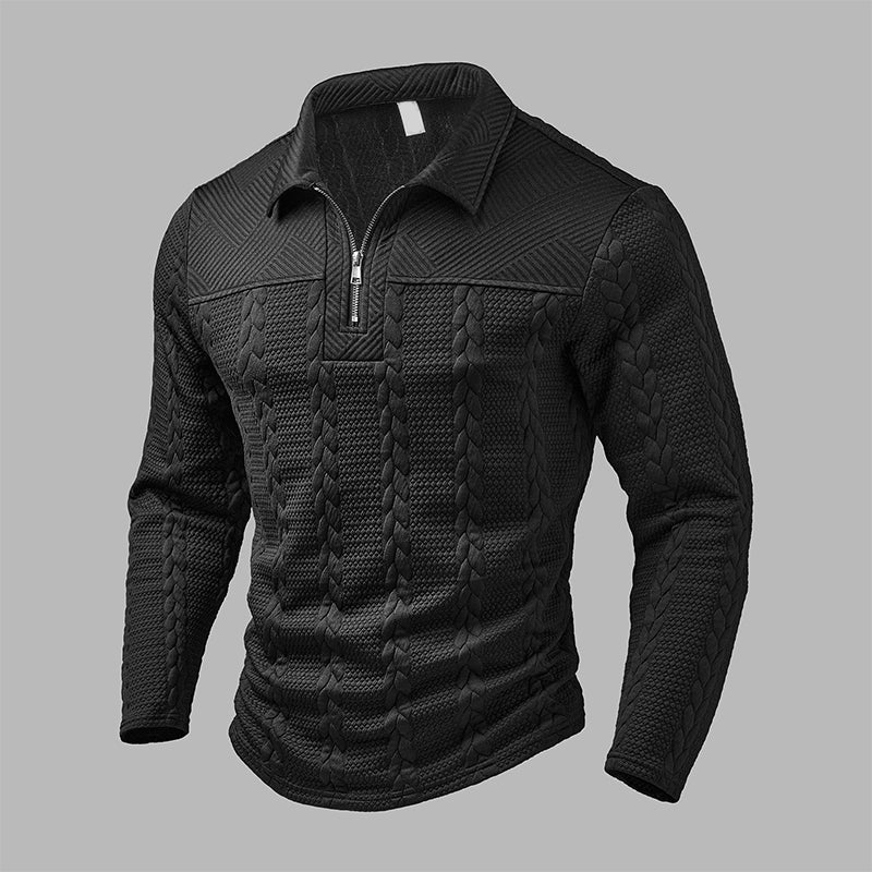 ✨New Arrivals & Special Offers-Men's Long Sleeve Half-Zip T-Shirt
