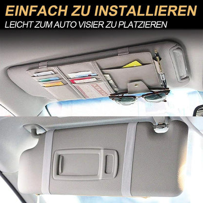 Maximize Your Car Space | All‑in‑One Sun Visor Organizer for Daily Driving