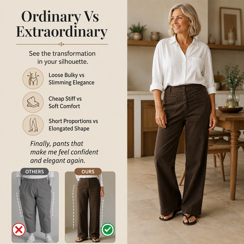 ✨New Arrivals & Special Offers-Women's Corduroy Wide Leg Pants
