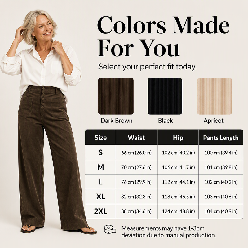 ✨New Arrivals & Special Offers-Women's Corduroy Wide Leg Pants