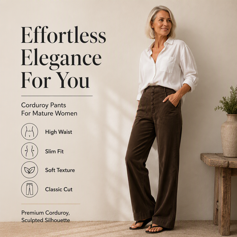 ✨New Arrivals & Special Offers-Women's Corduroy Wide Leg Pants