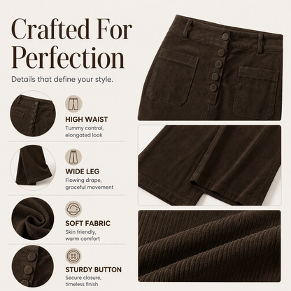 ✨New Arrivals & Special Offers-Women's Corduroy Wide Leg Pants