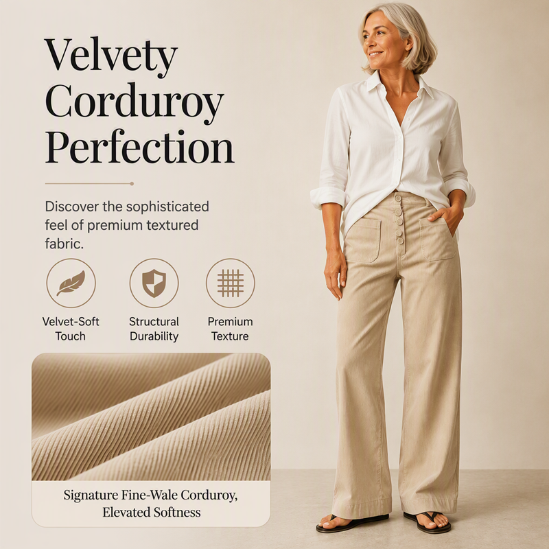 ✨New Arrivals & Special Offers-Women's Corduroy Wide Leg Pants