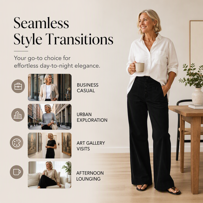 ✨New Arrivals & Special Offers-Women's Corduroy Wide Leg Pants
