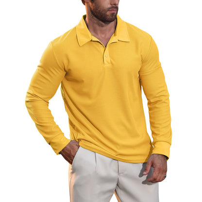 ⌛Limited-Time Offer-Men's Breathable Waffle Texture Collared Top