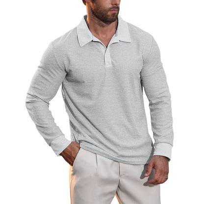 ⌛Limited-Time Offer-Men's Breathable Waffle Texture Collared Top