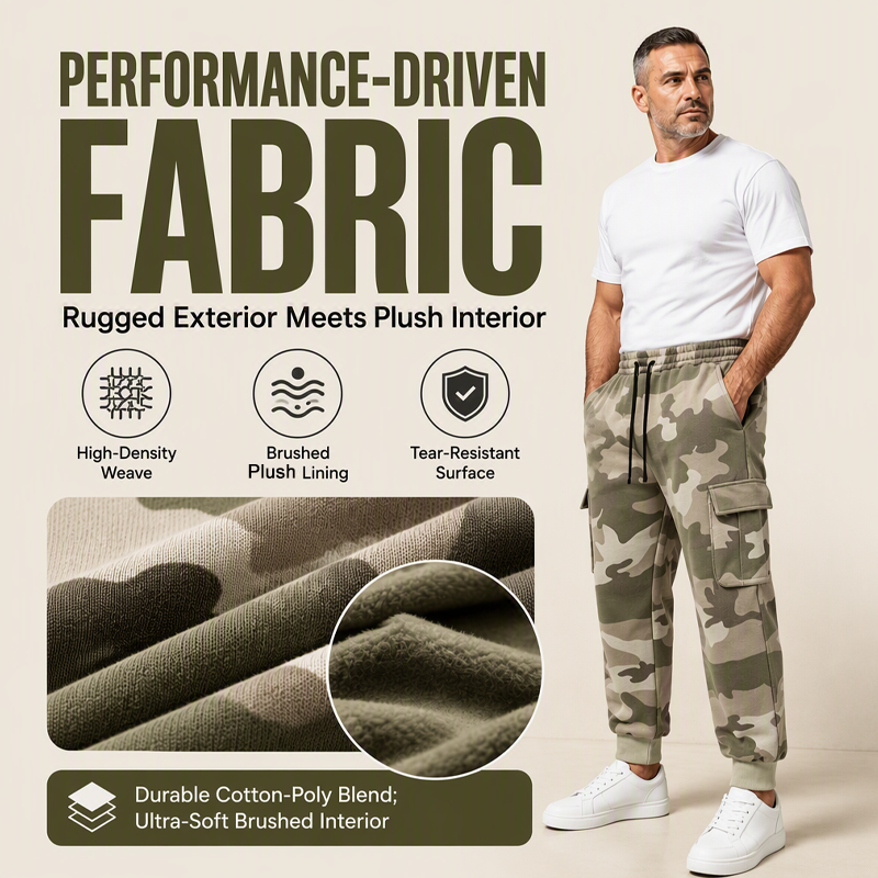 ✨ Practical Everyday Comfort | Men's Camouflage Drawstring Cargo Pants