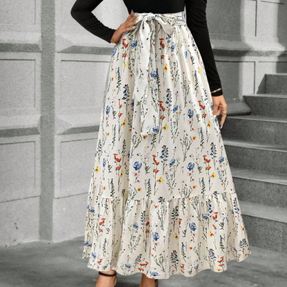 ⌛Limited-Time Offer-Floral Long Sleeve A-Line Maxi Dress for Women