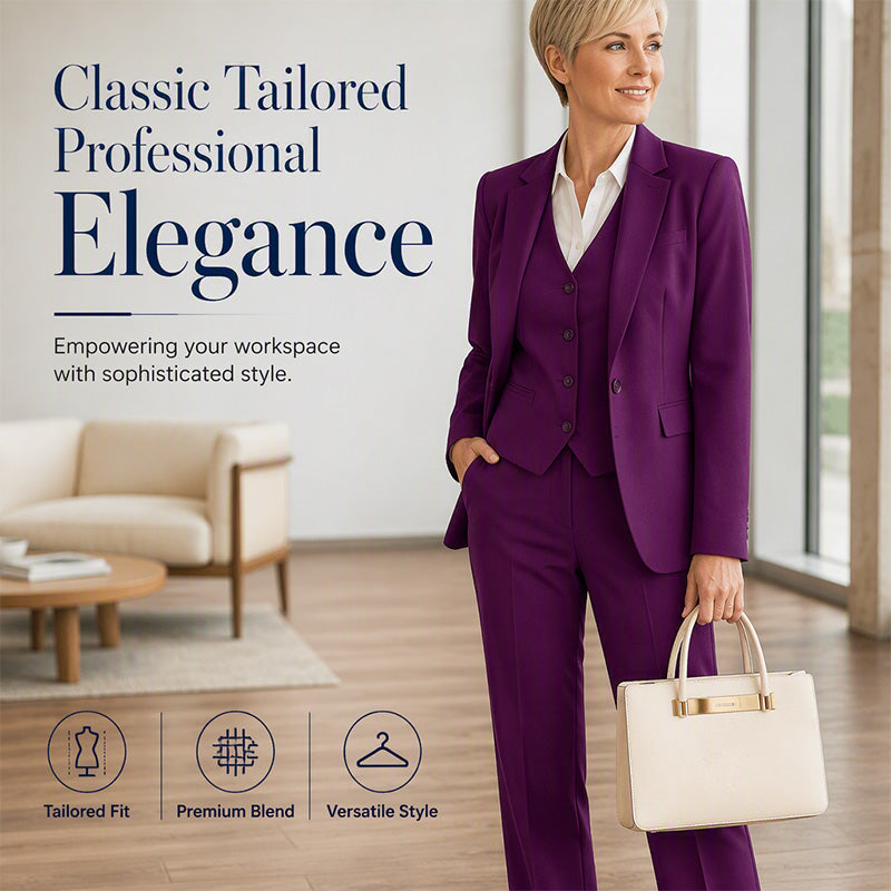 ⌛Limited-Time Offer-Women's 3-Piece Business Suit Set