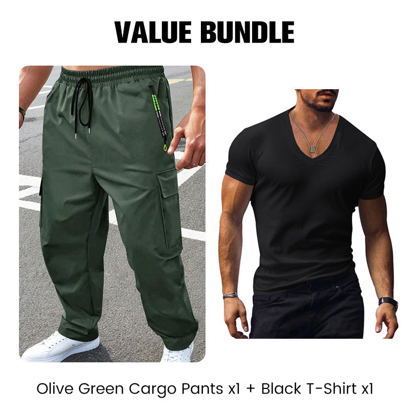 ✨ Rugged Everyday Comfort | Men's Multi-Pocket Outdoor Cargo Pants