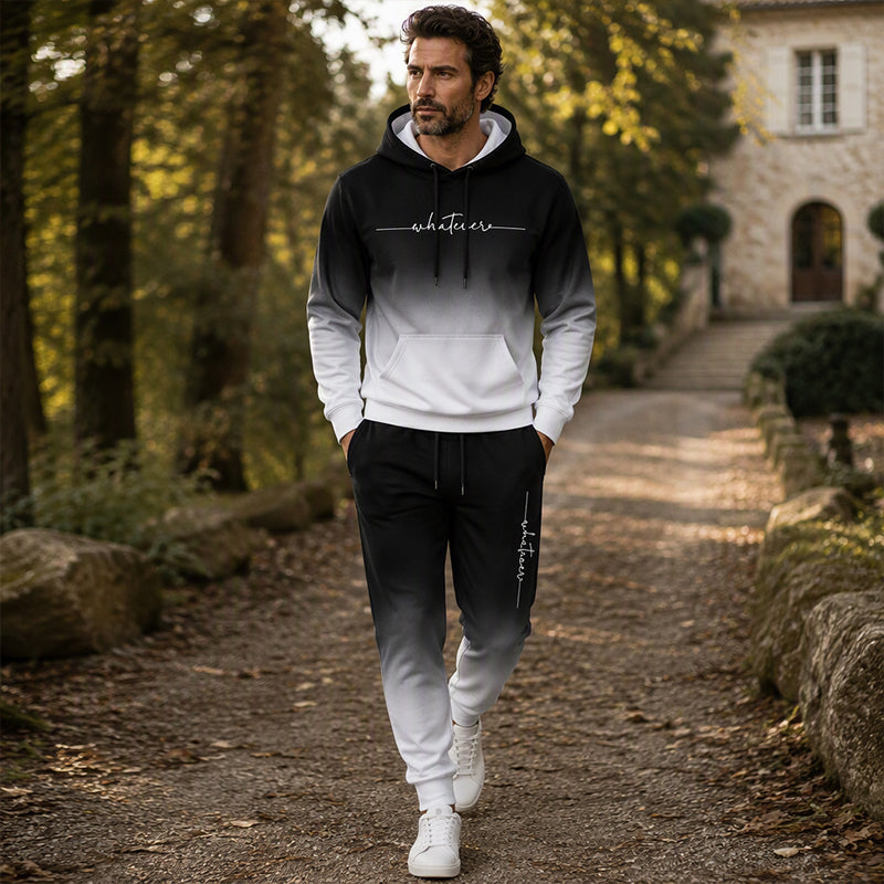 ⌛Limited-Time Offer-Men's Printed Hoodie & Sweatpants Set