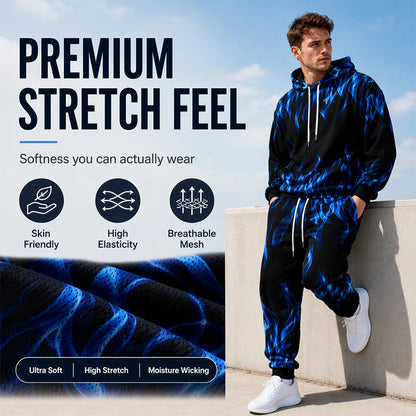 ⌛Limited-Time Offer-Men's Printed Hoodie & Sweatpants Set