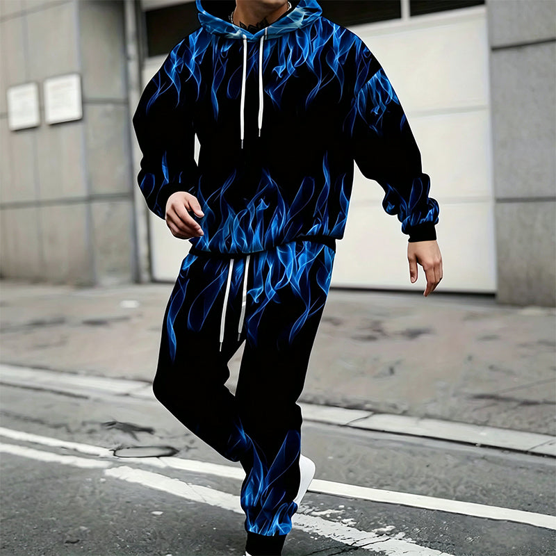 ⌛Limited-Time Offer-Men's Printed Hoodie & Sweatpants Set