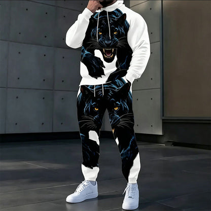 ⌛Limited-Time Offer-Men's Printed Hoodie & Sweatpants Set