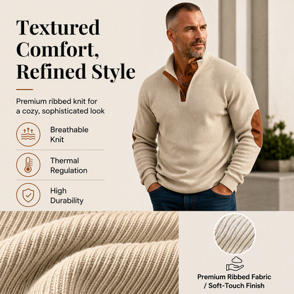 ⌛Limited-Time Offer-Men's Corduroy Stand Collar Sweatshirt