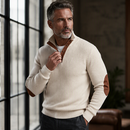 ⌛Limited-Time Offer-Men's Corduroy Stand Collar Sweatshirt