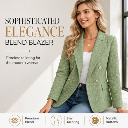 ⌛Limited-Time Offer-Women's Casual Double-Breasted Blazer Jacket