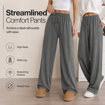 ⌛Limited-Time Offer-Women's High Waisted Wide-Leg Drawstring Pants