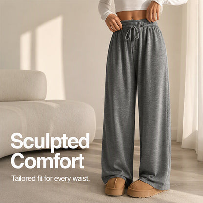 ⌛Limited-Time Offer-Women's High Waisted Wide-Leg Drawstring Pants