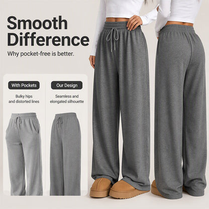⌛Limited-Time Offer-Women's High Waisted Wide-Leg Drawstring Pants