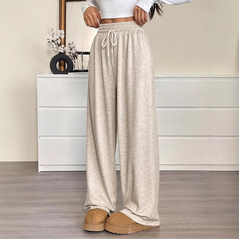 ⌛Limited-Time Offer-Women's High Waisted Wide-Leg Drawstring Pants