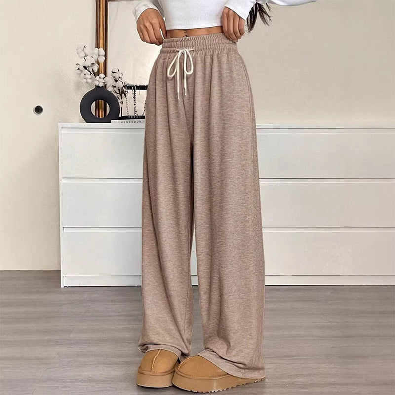 ⌛Limited-Time Offer-Women's High Waisted Wide-Leg Drawstring Pants