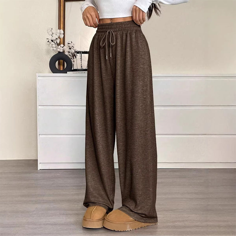 ⌛Limited-Time Offer-Women's High Waisted Wide-Leg Drawstring Pants
