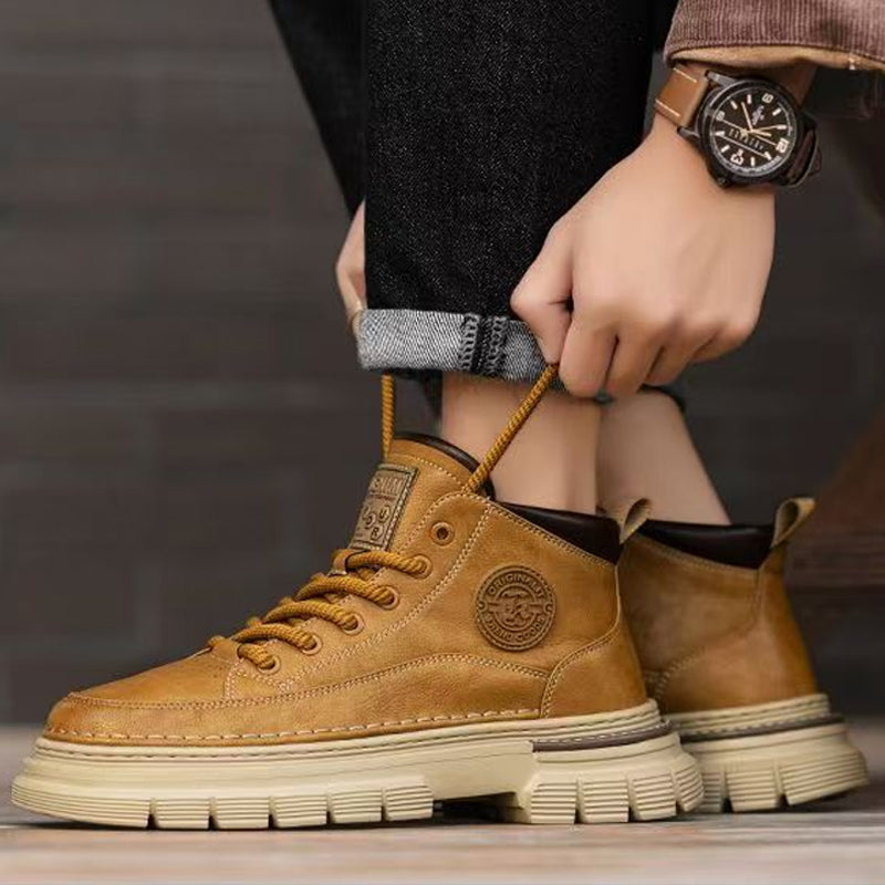 ⌛Limited-Time Offer-Men's Retro Waterproof Ankle Boots