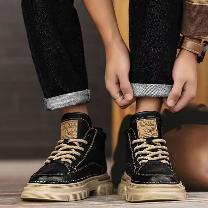 ⌛Limited-Time Offer-Men's Retro Waterproof Ankle Boots