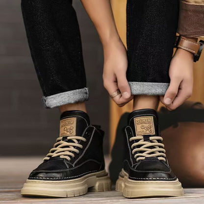 ⌛Limited-Time Offer-Men's Retro Waterproof Ankle Boots