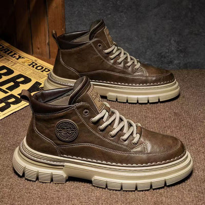 ⌛Limited-Time Offer-Men's Retro Waterproof Ankle Boots