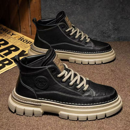 ⌛Limited-Time Offer-Men's Retro Waterproof Ankle Boots