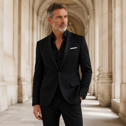 ✨Limited-Time Offer-Men Slim Fit Button Lapel Blazer
