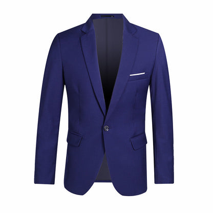 ✨Limited-Time Offer-Men Slim Fit Button Lapel Blazer
