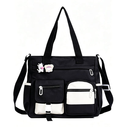 👜 More Pockets, Less Searching | Large-Capacity Canvas Tote Bag